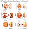 30Pcs 6 Styles Imitation Food Opaque Resin Pendants FIND-CJ0002-47-2