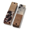 Resin and Walnut Wooden Pendants FIND-B042-20E-2