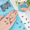 50Pcs Rack Plating Rainbow Color Alloy Beads FIND-SC0003-67-3