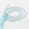 Natural Aquamarine Bead Strands G-P270-2mm-15-3