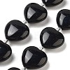 Natural Obsidian Beads Strands G-C150-A30-01-2