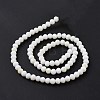 Electroplate Opaque Solid Color Glass Beads Strands LS-EGLA-A044-P3mm-L01-3