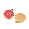 304 Stainless Steel Enamel Pendants STAS-P425-01G-12-2