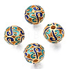 Alloy Enamel Beads KK-N238-071C-2