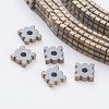 Vacuum Plating Electroplate Non-magnetic Synthetic Hematite Beads Strands G-F534-E-3