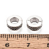 Tibetan Style Alloy European Beads TIBEB-T005-07S-3