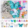 DIY Butterfly Keychain Making Kits DIY-SC0033-73-7
