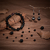   130Pcs 4 Style Natural Obsidian Beads Strands G-PH0002-48-5