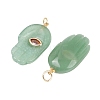 Natural Green Aventurine Pendants X-G-Z134-05A-2