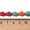 Synthetic Turquoise Beads Strands G-E456-35D-8x10mm-04-4