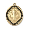 304 Stainless Steel & Rhinestone Pendants STAS-G371-09D-02G-1