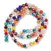 Transparent Electroplate Glass Beads Strands LS-EGLA-A039-T3mm-A29-2