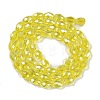 Transparent Electroplate Glass Beads Strands EGLA-N013-T6mm-B26-2