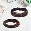 1Pc Cowhide Leather Cord Multi-strand Bracelets BJEW-CL0001-48A-3