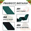 Yilisi 25 Yards 2 Colors Christmas Single Face Velvet Ribbon OCOR-YS0001-10-11