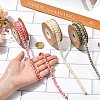 3 Rolls 3 Colors Braided Jute Twine OCOR-CJ0004-13-4