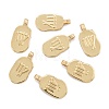 Brass Pendants KK-O140-20G-01-1