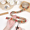 Vintage Jacquard Polyester Ribbon OCOR-WH0082-533B-3