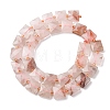 Natural Hematoid Quartz/Ferruginous Quartz Beads Strands G-F839-A12-01-5