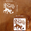 PET Hollow Out Drawing Painting Stencils DIY-WH0391-0249-1