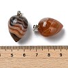 Natural Banded Agate Pendants GG-K002-13K-3