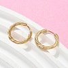 304 Stainless Steel Twist Hoop Earrings for Women EJEW-A130-02B-G-5