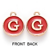 Golden Plated Alloy Charms ENAM-SZ0001-25C-G-3