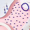 250Pcs Glass Round Beads GLAA-SP0001-49B-3