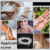 600Pcs Round Transparent Acrylic Beads MACR-ME0001-24-5