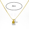 Real 18K Gold Plated Stainless Steel Pendant Necklaces CP2918-1-3
