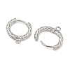 SHEGRACE Brass Hoop Earrings Findings XGR0152P-90P-2