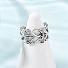 304 Stainless Steel Cuff Open Rings RJEW-P191-01P-1