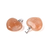Natural Red Aventurine Pendants G-N362-05P-13-2