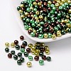 Choc-Mint Mix Pearlized Glass Pearl Beads HY-X006-4mm-04-1