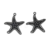 Spray Paint 430 Stainless Steel Pendants STAS-C153-02EB-1