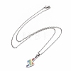 Pride Style 201 Stainless Steel Pendant Necklaces NJEW-F288-09P-2
