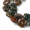 Natural Indian Agate Beads Strands G-H023-B06-01-4