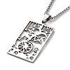 304 Stainless Steel Pendant Necklaces NJEW-K253-23P-3