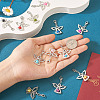 36Pcs 12 Colors Alloy Angel Pendant Decorations FIND-TA0001-92-14