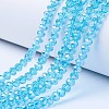 Electroplate Glass Beads Strands LS-EGLA-A034-T6mm-B14-1