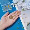 24Pcs Brass Charms Cabochon Settings KK-PH0014-17C-3