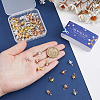 100Pcs 5 Colors Tibetan Style Alloy Pendants FIND-SC0023-23-3