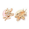 Alloy Enamel Pendants RB-CBAA987-21KCG-2