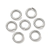 Tarnish Resistant 304 Stainless Steel Open Jump Rings X-STAS-R065-43-1