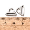 304 Stainless Steel Adjuster Triangle with Bar Swivel Clips SA-CBA8B85-06A-P-3