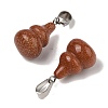 Synthetic Goldstone Pendants G-B127-03P-09-2