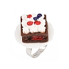 Afternoon Tea Resin & Plastic Adjustable Finger Rings for Women RJEW-K317-01E-2