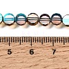 Electroplated Transparent Glass Beads Strands GL-CBA98F0-06B-07-4