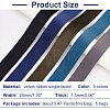 5 Bags 5 Colors Velvet Ribbon OCOR-AR0001-54D-2