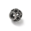 304 Stainless Steel European Beads STAS-H238-09B-AS-2
